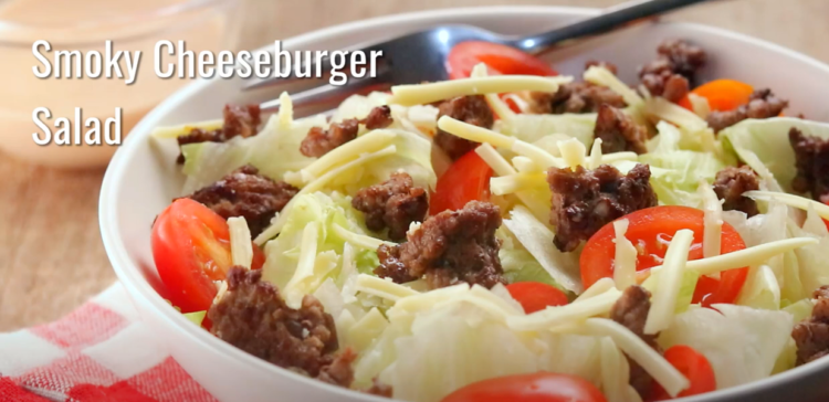 Keto Smoky Cheeseburger Salad