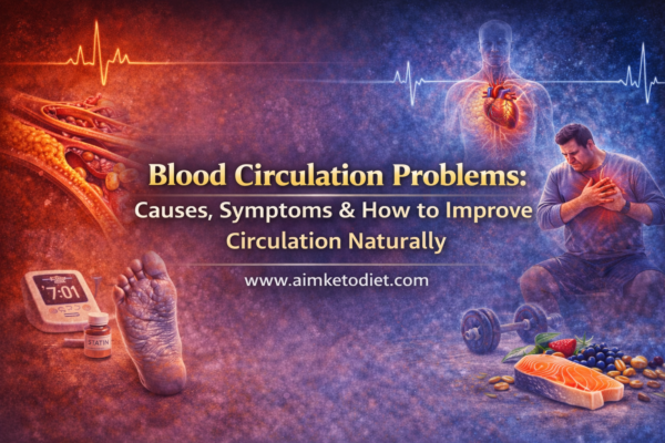 Blood Circulation Problems Causes, Symptoms & How to Improve Circulation Naturally – Complete Educational Guide Aimketodiet.com