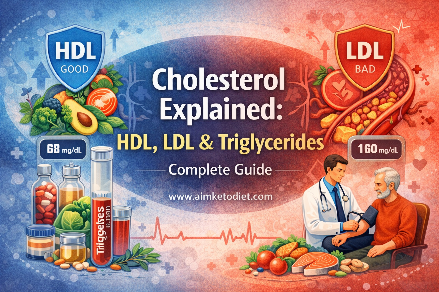 Cholesterol Explained: Good vs Bad Cholesterol (HDL, LDL & Triglycerides) – Complete Guide Aim Keto Diet Cholesterol Explained Good vs Bad Cholesterol (HDL, LDL & Triglycerides) – Complete Guide Aimketodiet.com