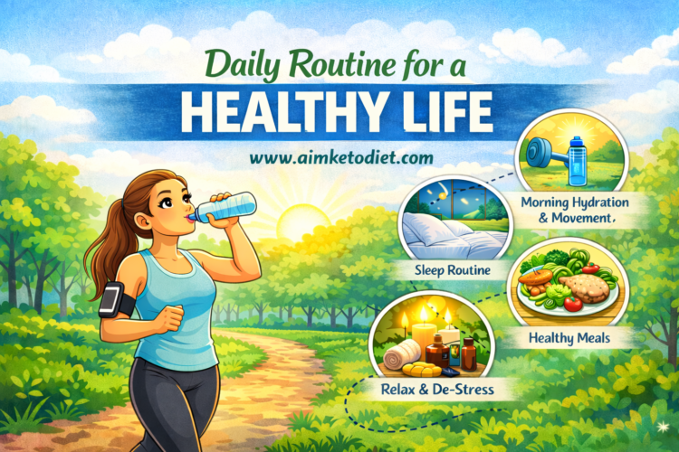 Daily Routine For A Healthy Life | Aim Keto Diet