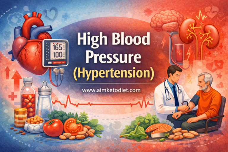 High Blood Pressure (Hypertension) Causes, Symptoms, Risks, and Natural Management Guide Aimketodiet.com