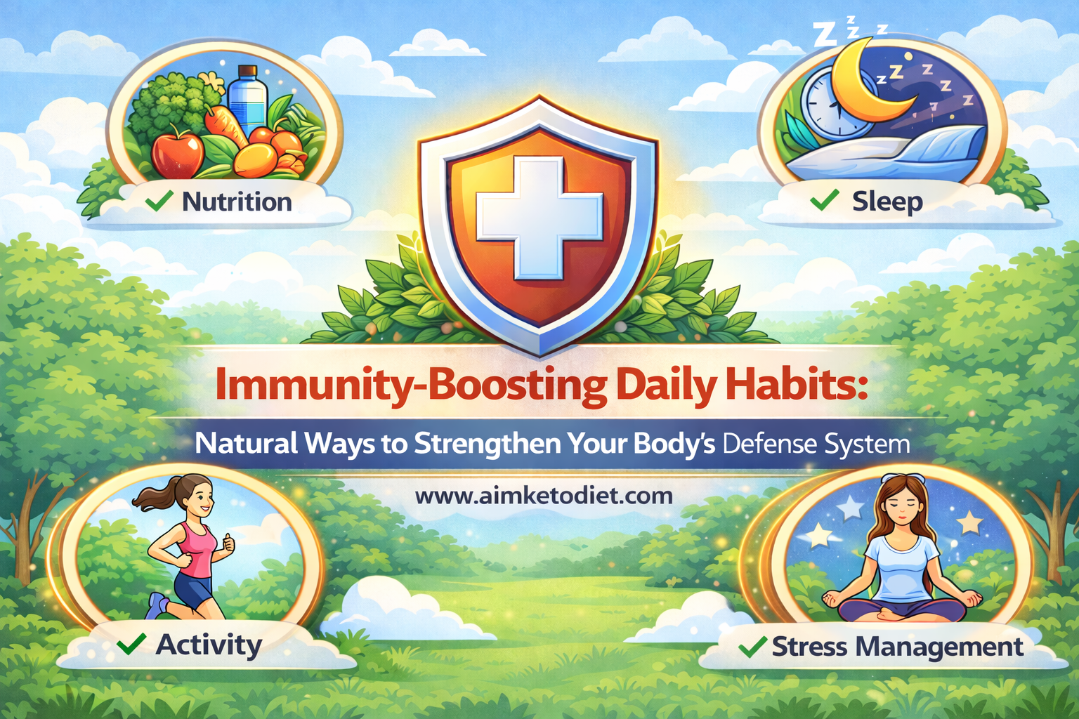 Immunity-Boosting Daily Habits: Natural Ways to Strengthen Your Body’s Defense System Aim Keto Diet Immunity-Boosting Daily Habits Natural Ways to Strengthen Your Body’s Defense System Aimketodiet.com