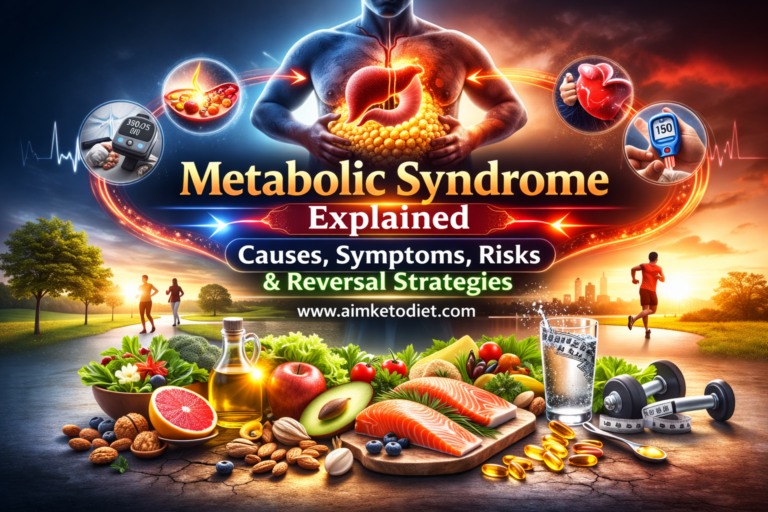 Metabolic Syndrome Explained Causes, Symptoms, Risks & Reversal Strategies – Complete Educational Guide AImketodiet.com