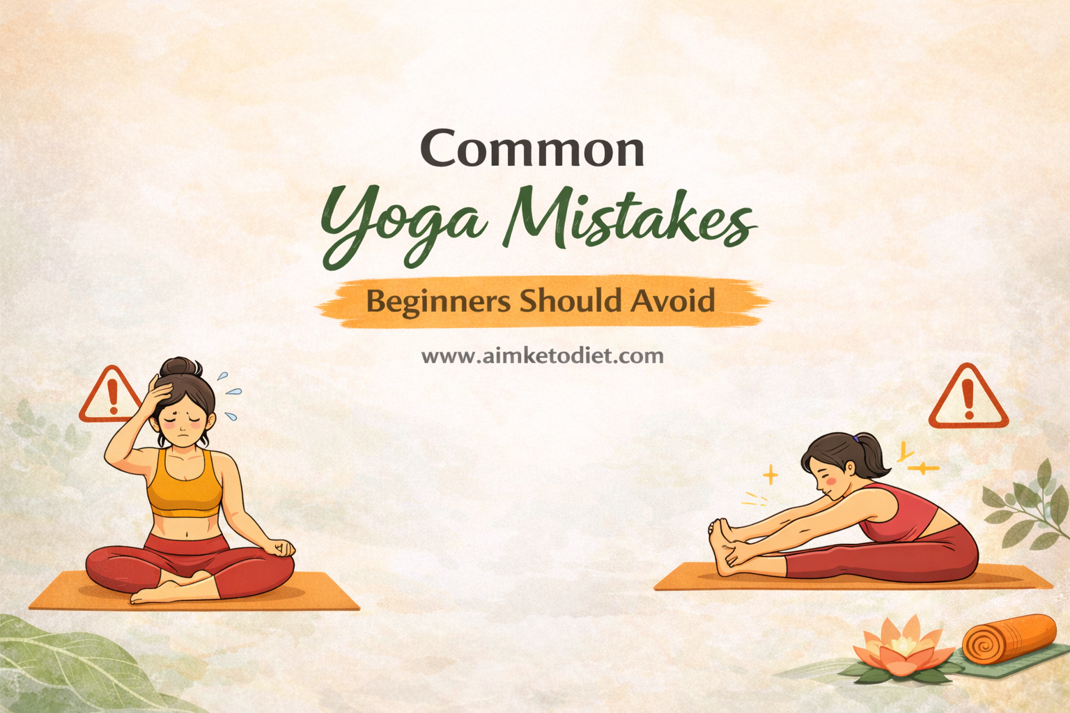 Common Yoga Mistakes Beginners Should Avoid Aimketodiet.com